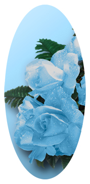 Bouquet Of Roses Blue